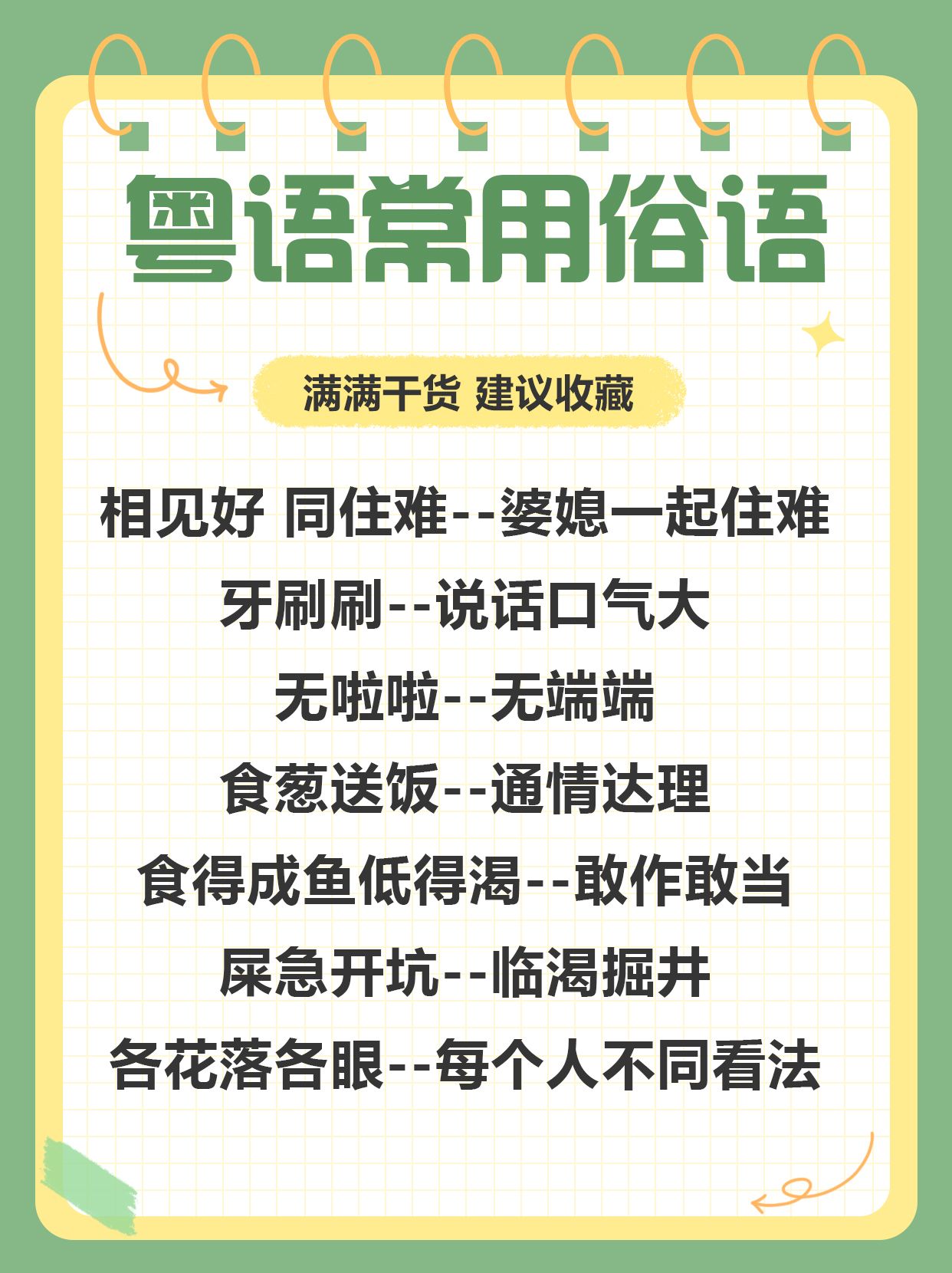 香港方言日常用语